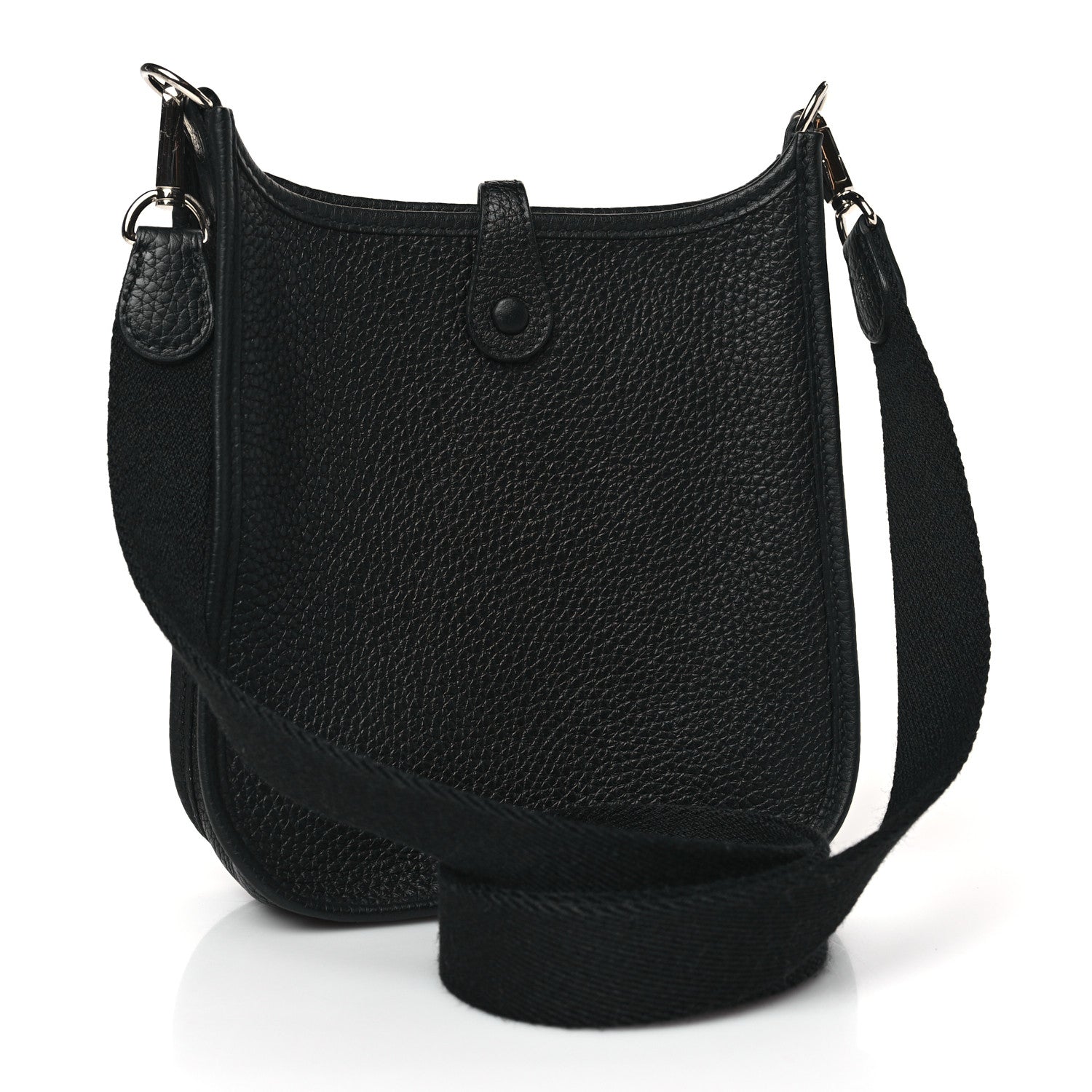 Hermes Taurillon Clemence Evelyne TPM Black 3 of 9