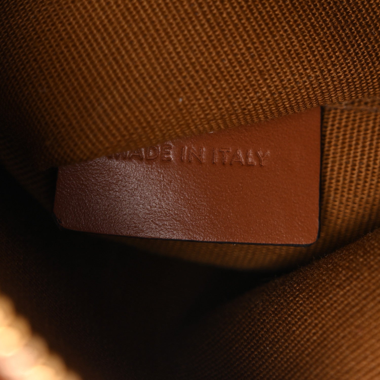Celine Triomphe Canvas Calfskin Small Boston Bag Tan 6 of 10