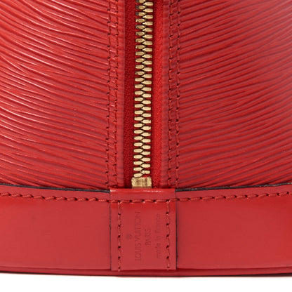 Louis Vuitton Epi Alma PM Castillan Red 7 of 10