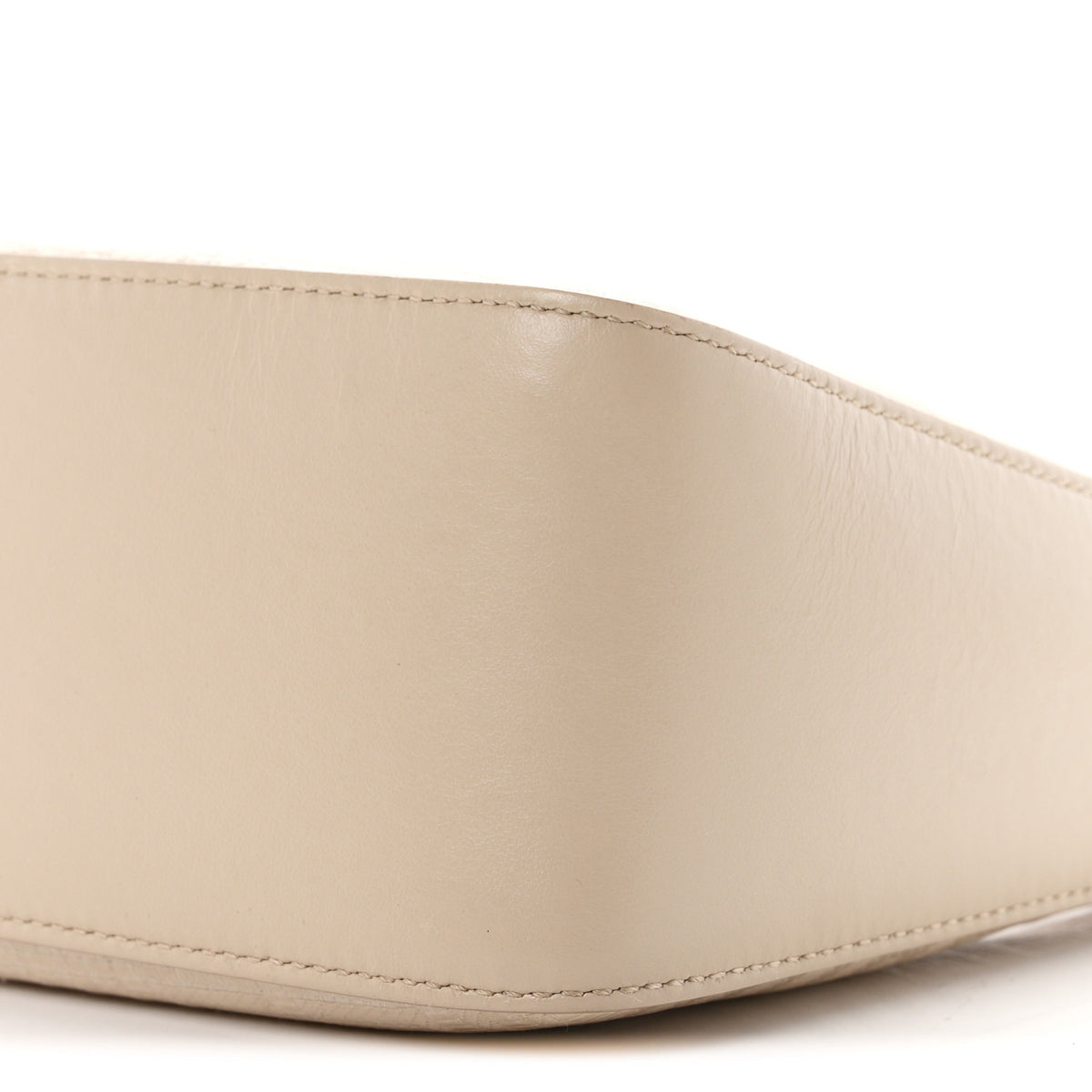 Coated Canvas Logo 4G Embossed Small Moon Cut Out Shoulder Bag Natural Beige