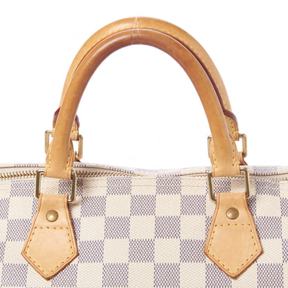 Louis Vuitton Damier Azur Speedy 30 6 of 9
