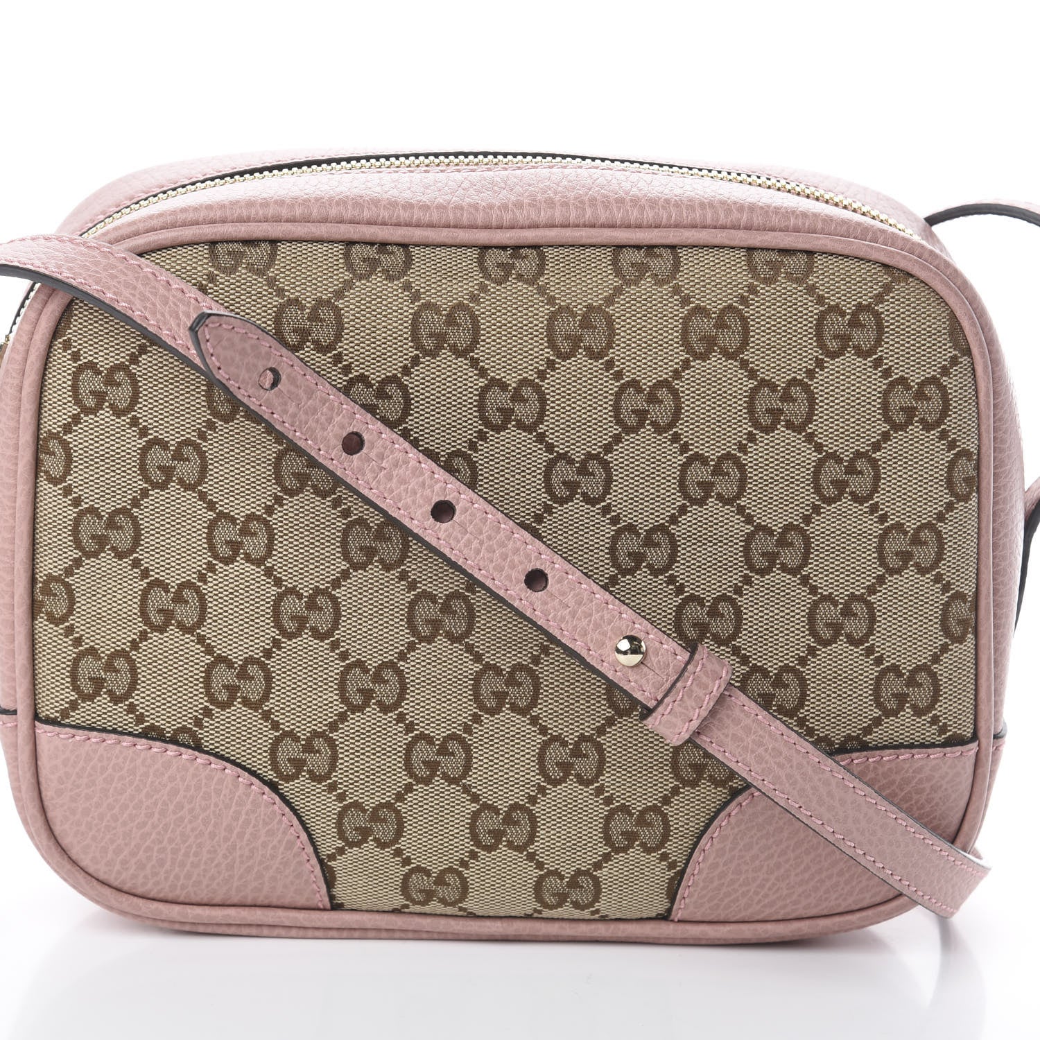 Gucci Monogram Mini Bree Messenger Bag Beige Soft Pink 8 of 8
