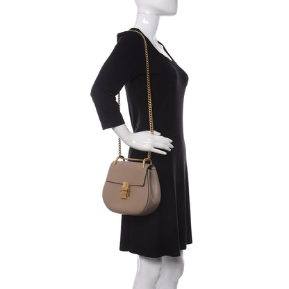 Chloe Grained Lambskin Drew Shoulder Bag Motty Grey 2 of 11
