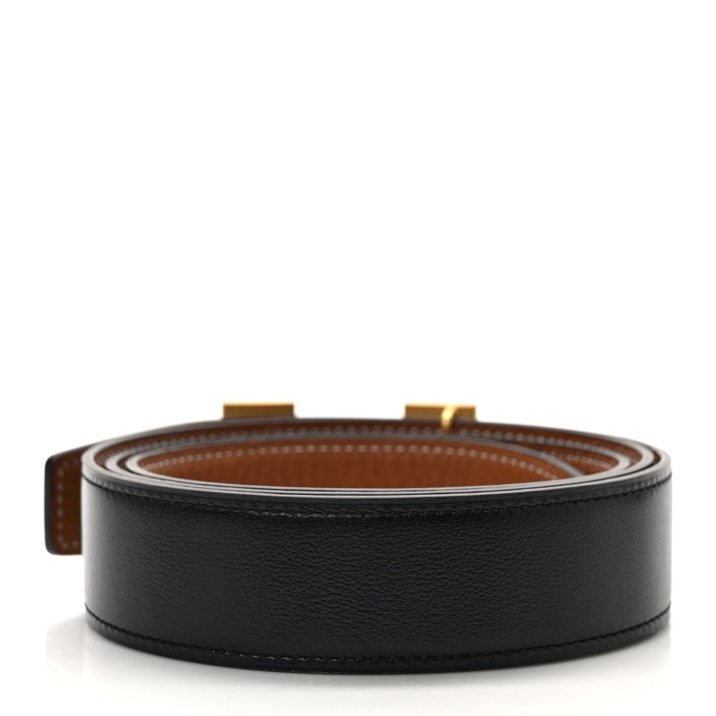 Box Togo 32mm Guilloche H Belt 100 40 Black Gold