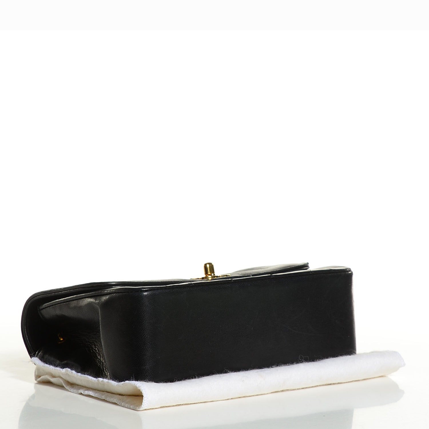 Chanel Lambskin Quilted Small Single Flap Black 4 of 11