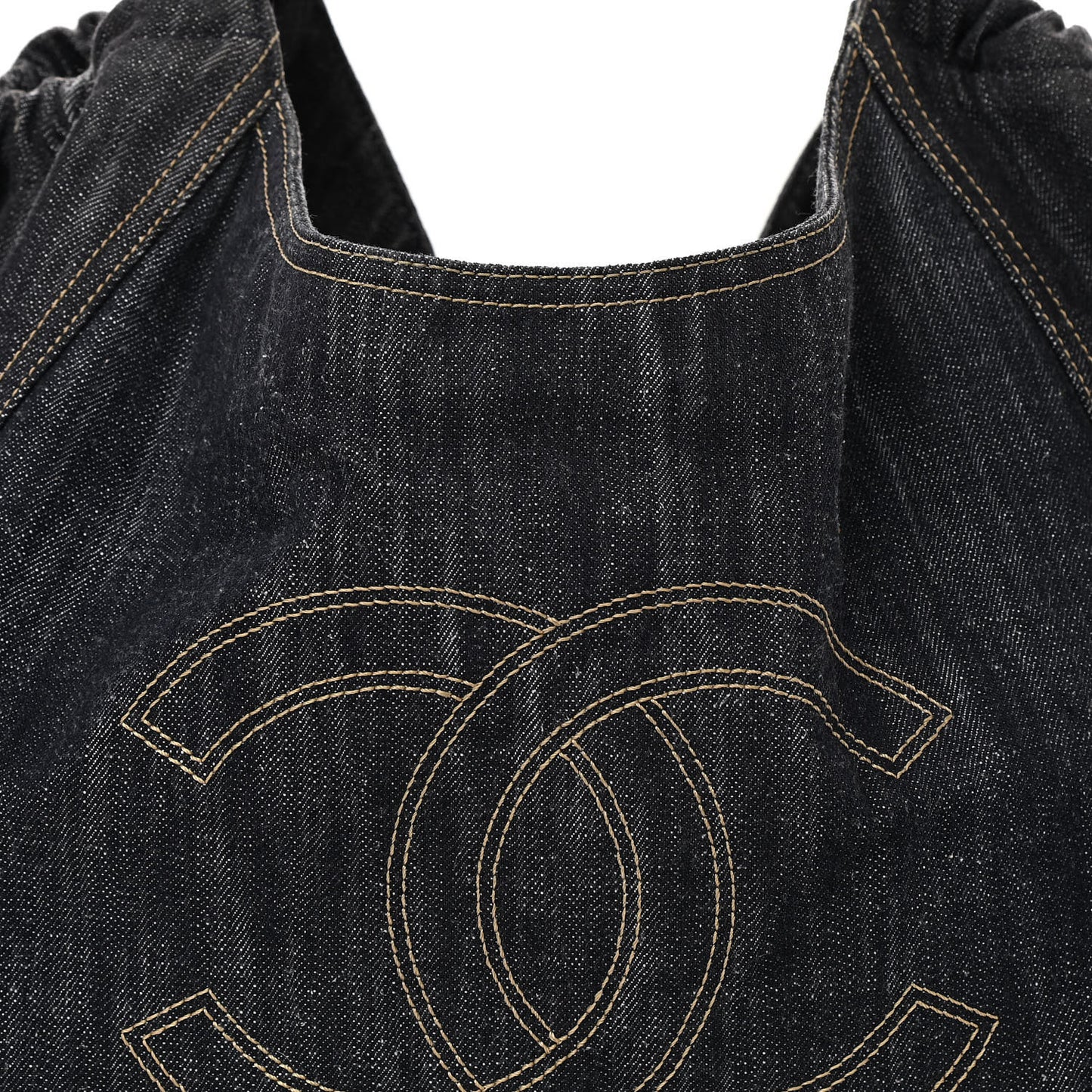 Denim XL Coco Cabas Tote Dark Blue