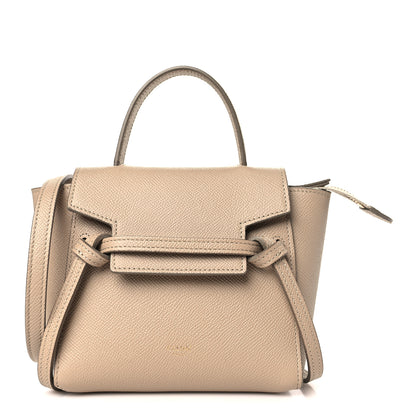 Celine Grained Calfskin Pico Belt Bag Light Taupe 1 of 9
