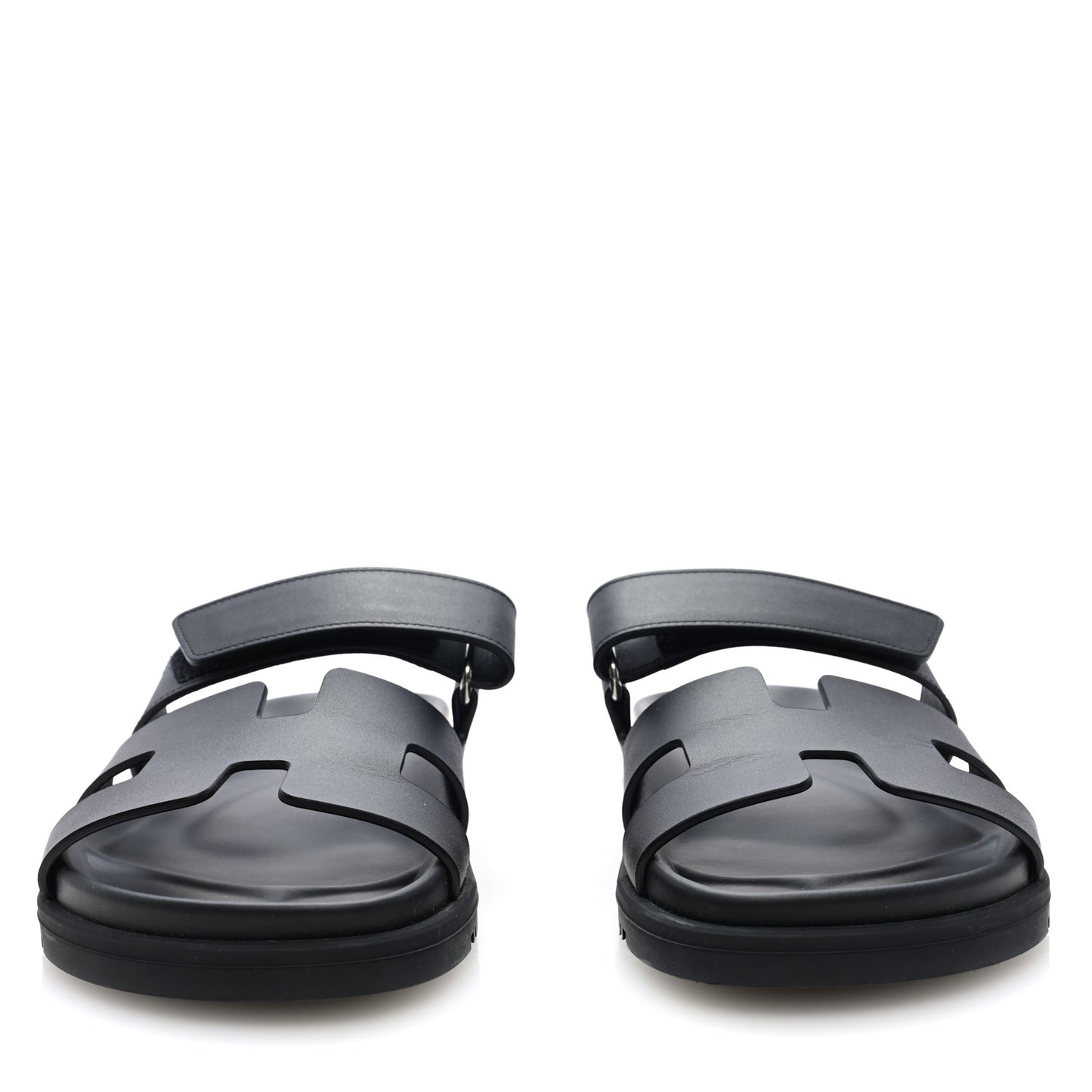 Calfskin Womens Chypre Sandals 35.5 Black
