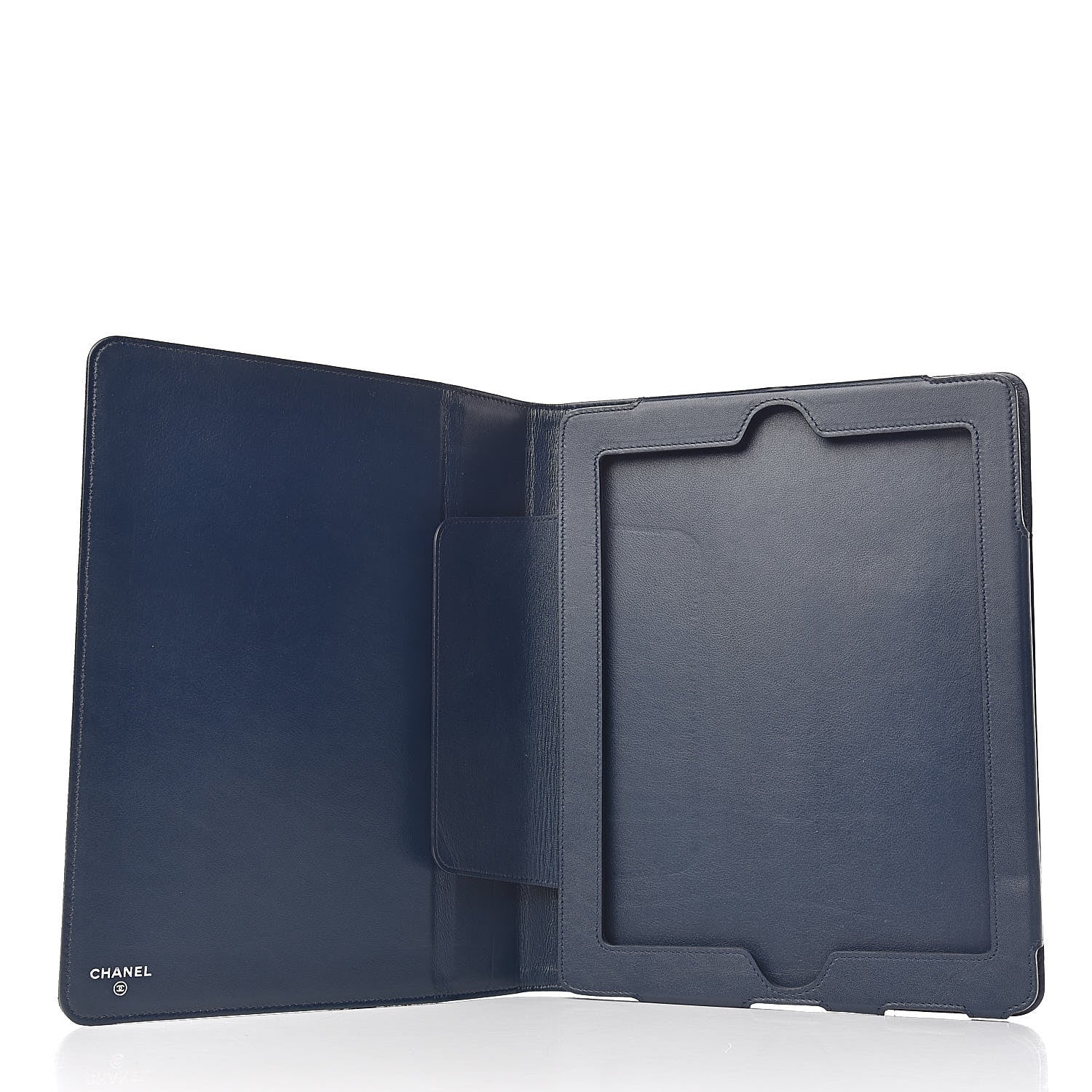 Chanel Caviar Timeless CC iPad Case Blue 5 of 10