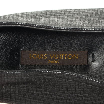 Louis Vuitton Iridescent Suede Oxford Ballerina Flats Black 42 8 of 8
