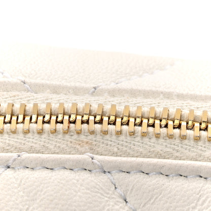 Chanel Lambskin Pearl Quilted CC Mini Camera Case White 11 of 13