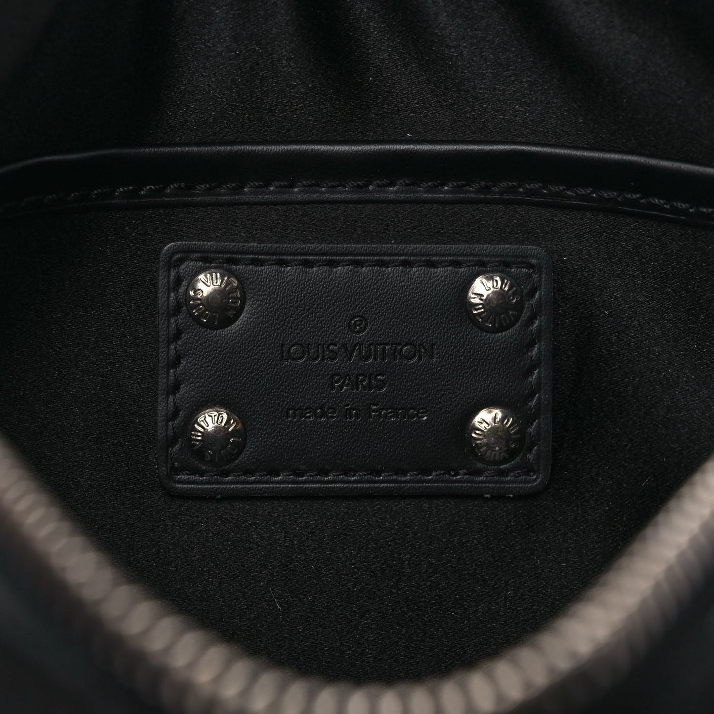 Satin Mini Monogram Conte De Fees Pochette Black