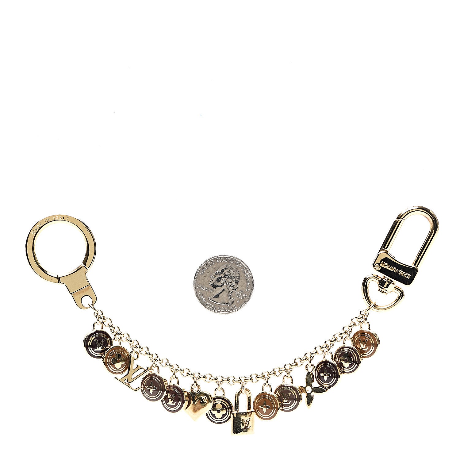 Louis Vuitton Pastilles Key Chain Bag Charm Brown 2 of 3