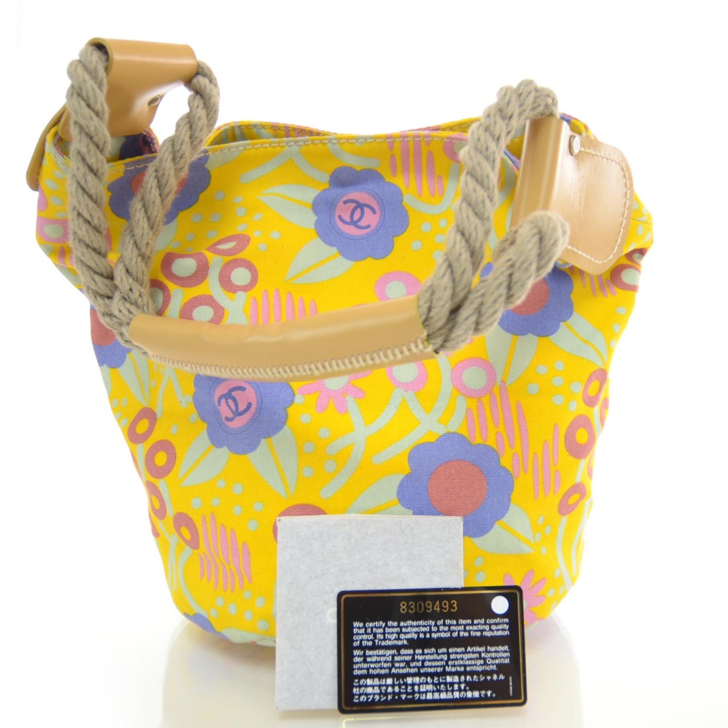 Canvas CC Camellia Rope Bag