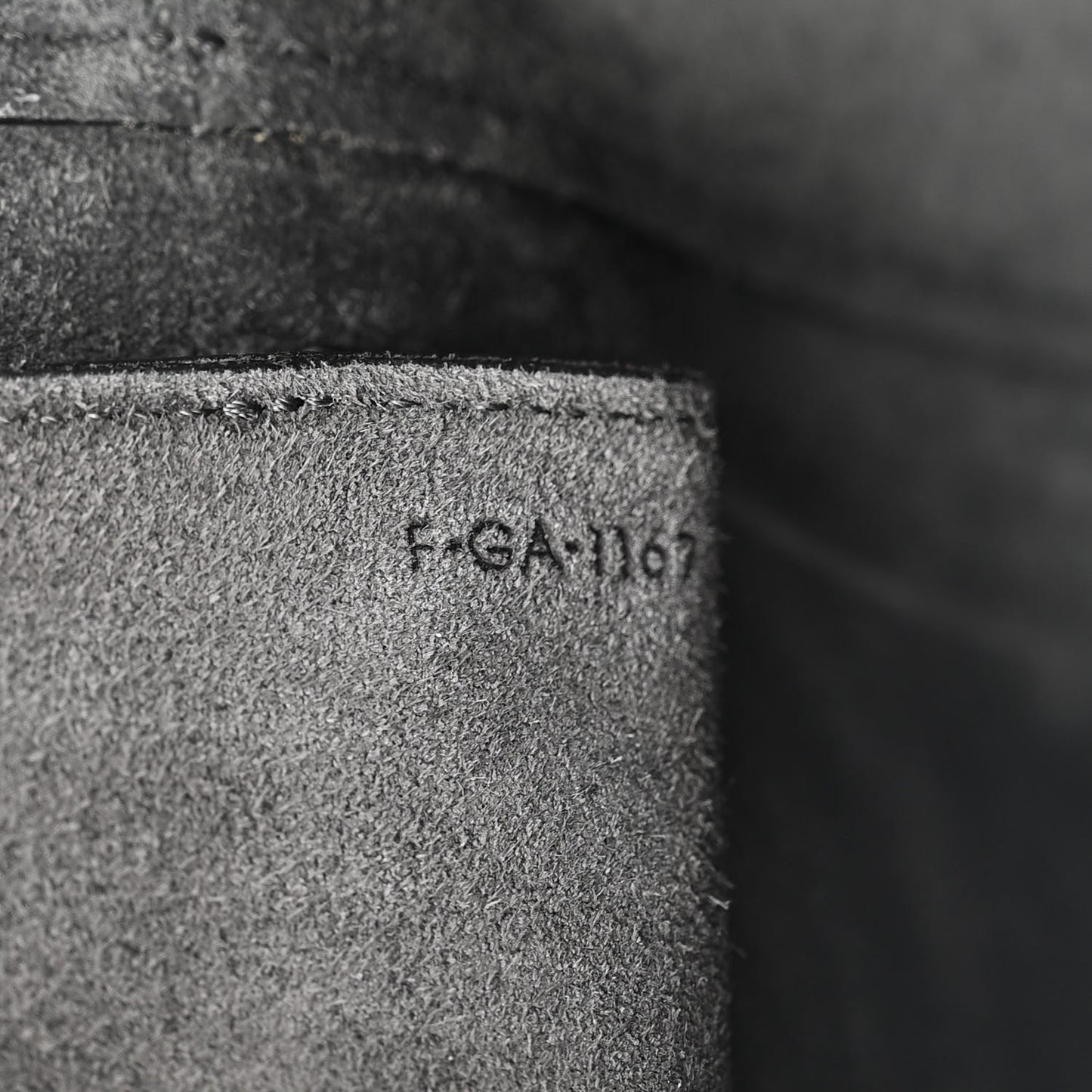 Grained Calfskin Mini Belt Bag Grey
