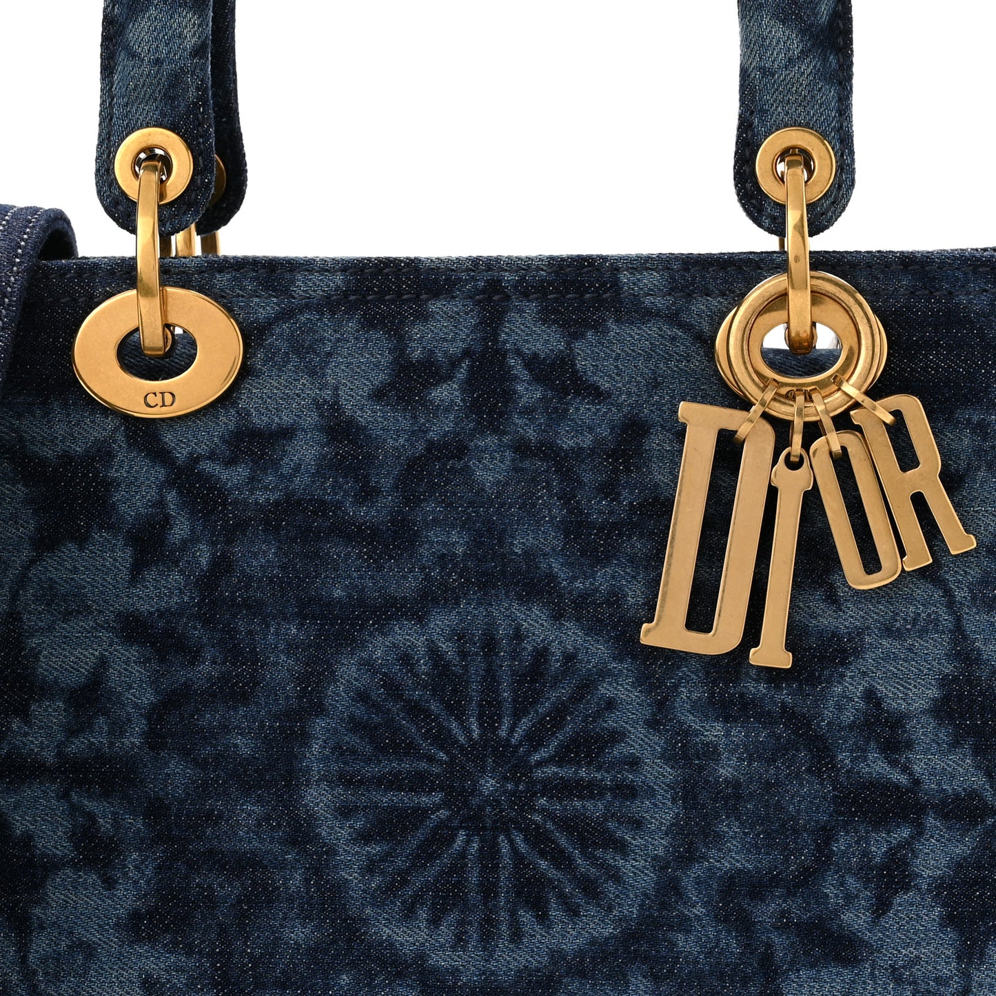 Denim Medium KaleiDiorscopic Lady Dior Blue