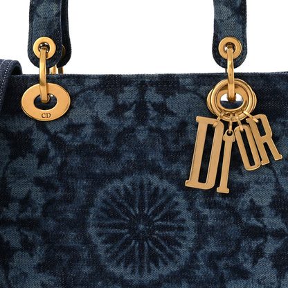 Christian Dior Denim Medium KaleiDiorscopic Lady Dior Blue 7 of 9