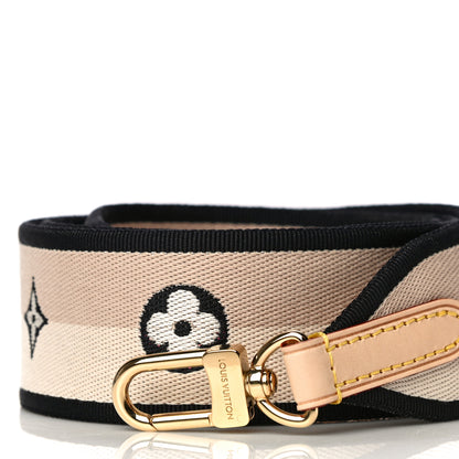 Louis Vuitton Jacquard Speedy Bandouliere 20 Shoulder Strap Black 2 of 5