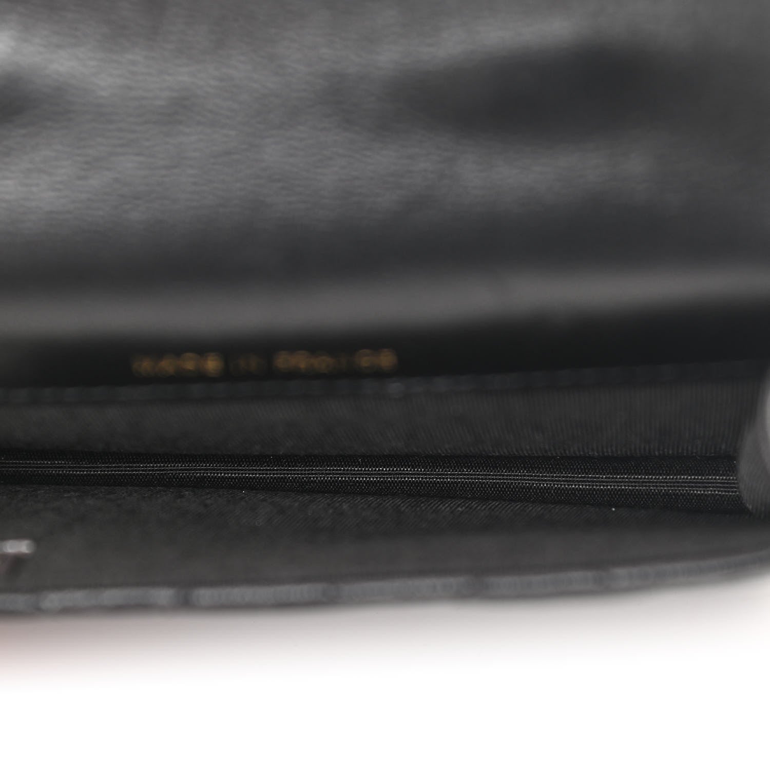 Chanel Lambskin Quilted Top Handle Flap Coin Purse With Chain Black 5 of 12