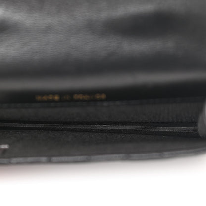 Chanel Lambskin Quilted Top Handle Flap Coin Purse With Chain Black 5 of 12