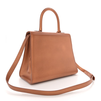 Delvaux Metallic Calfskin MM Brillant Satchel Bronze 4 of 13