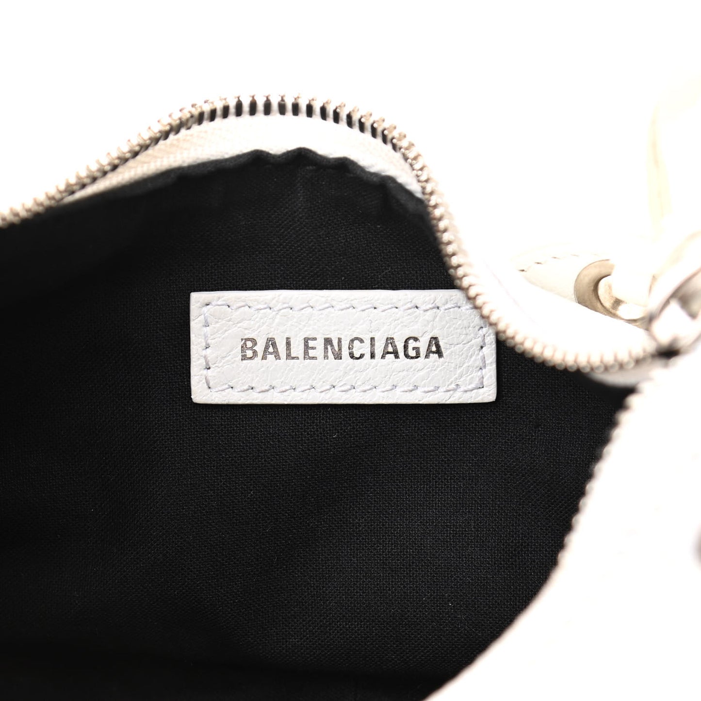 Agneau Arena Le Cagole Shoulder Bag XS Optic White