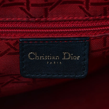 Christian Dior Lambskin Cannage Large Lady Dior Navy Blue 5 of 8