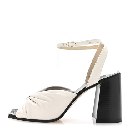 Jimmy Choo Calfskin Jasie 85 Sandals 39 Latte 1 of 9