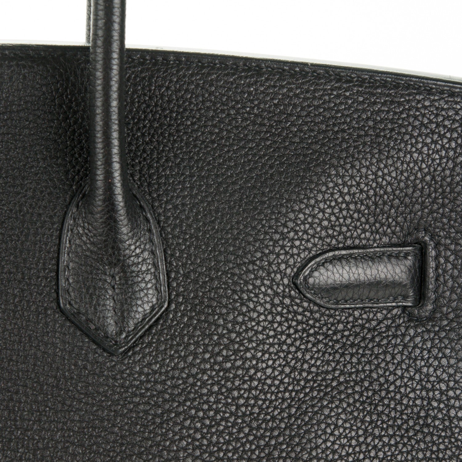 Hermes Taurillon Clemence Birkin 35 Black 19 of 27