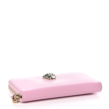 Versace Vitello Palazzo Medusa Zip Around Wallet Pink 4 of 10