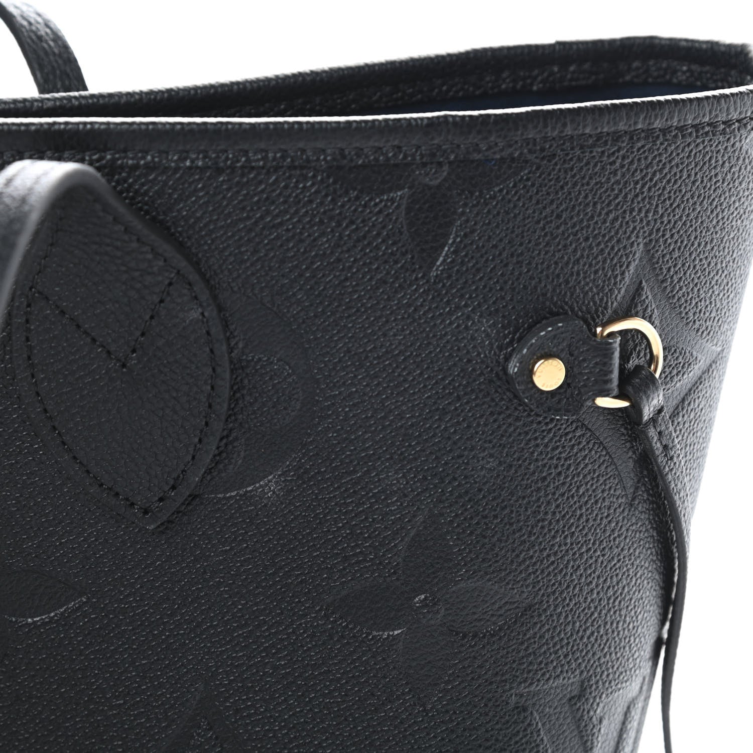 Louis Vuitton Empreinte Monogram Giant Neverfull MM Black 12 of 13