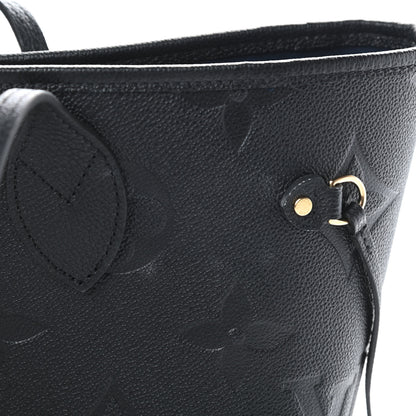Louis Vuitton Empreinte Monogram Giant Neverfull MM Black 12 of 13