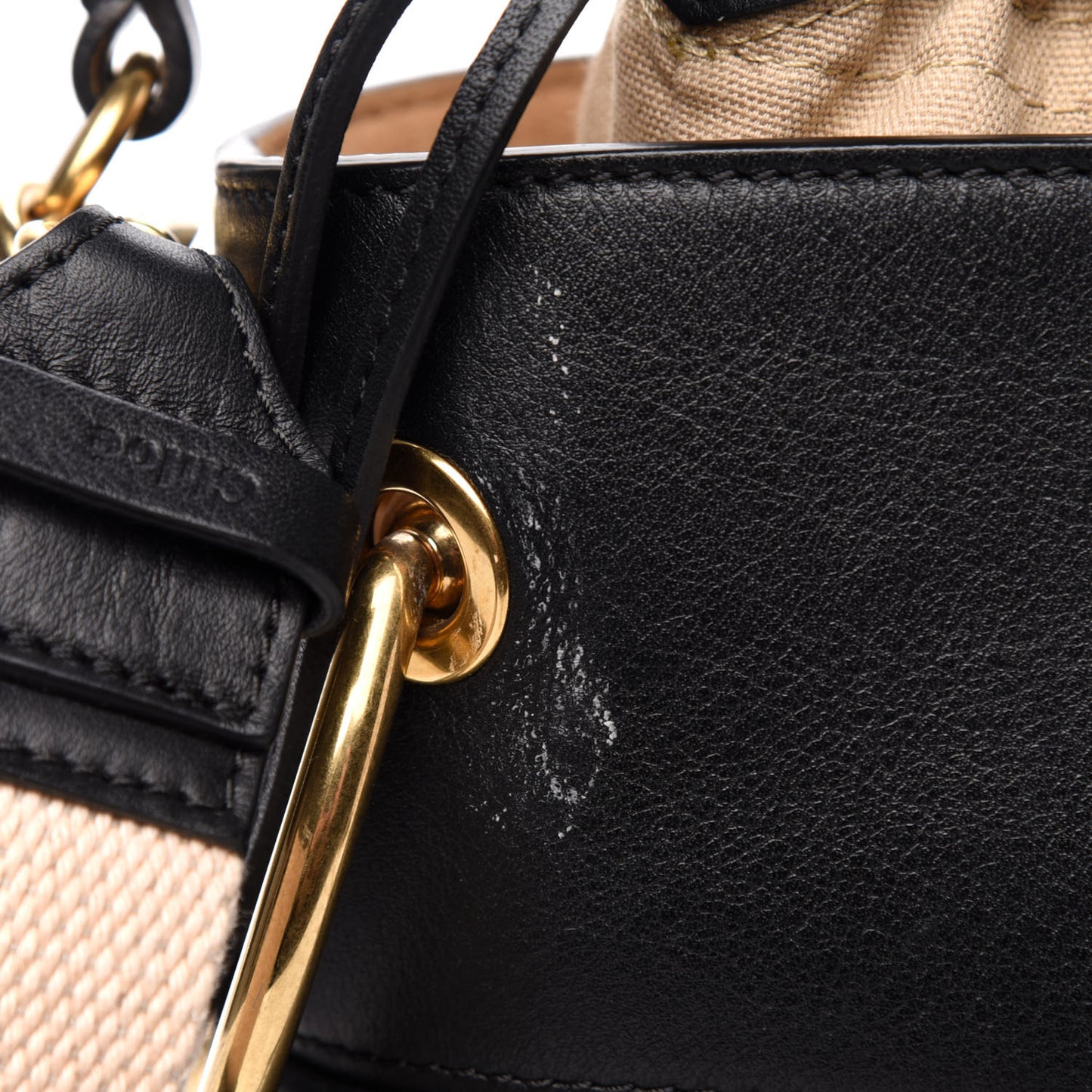 Smooth Calfskin Small Roy Bucket Bag Black