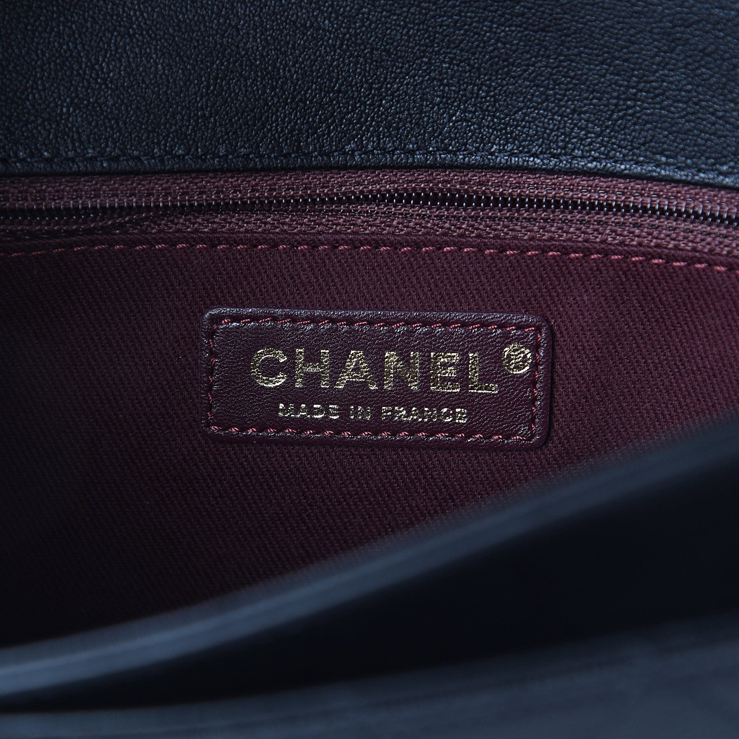 Chanel Goatskin Stitched Flap Bag Black 5 of 9