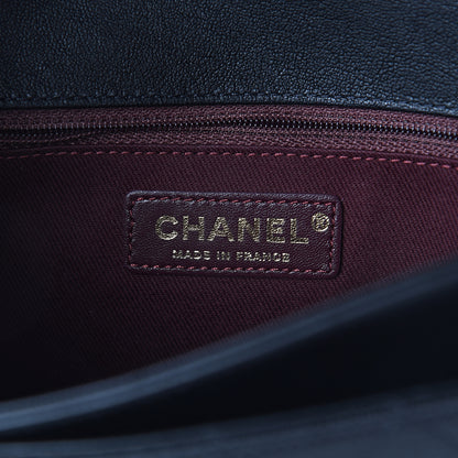 Chanel Goatskin Stitched Flap Bag Black 5 of 9