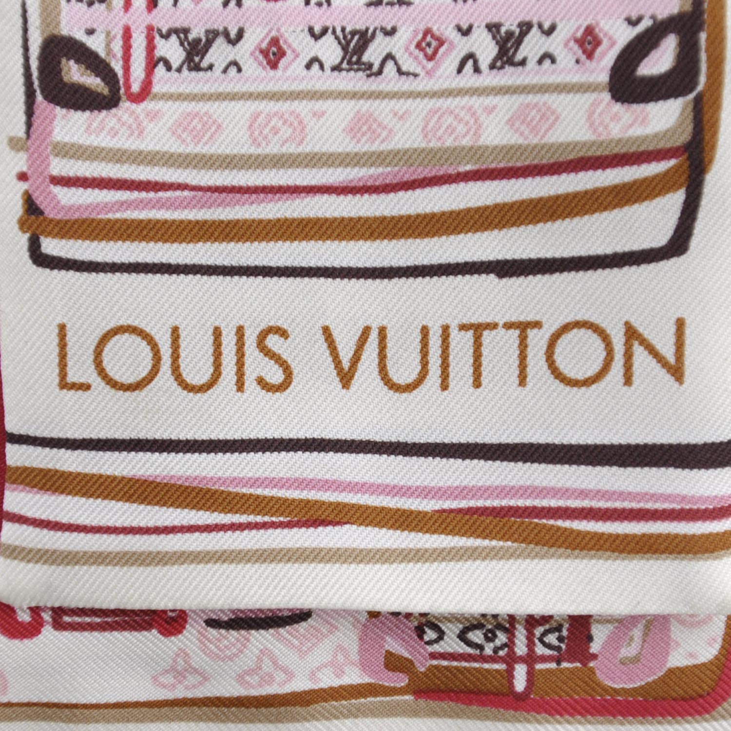 Louis Vuitton Silk Malles Bandeau Grenadine 10 of 10