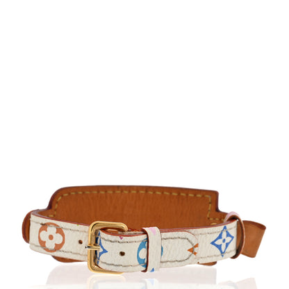 Louis Vuitton Monogram Multicolor Address Bracelet White 3 of 8