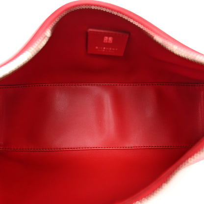 Givenchy Smooth Calfskin Small Moon Cut Out Shoulder Bag Dark Red 5 of 11