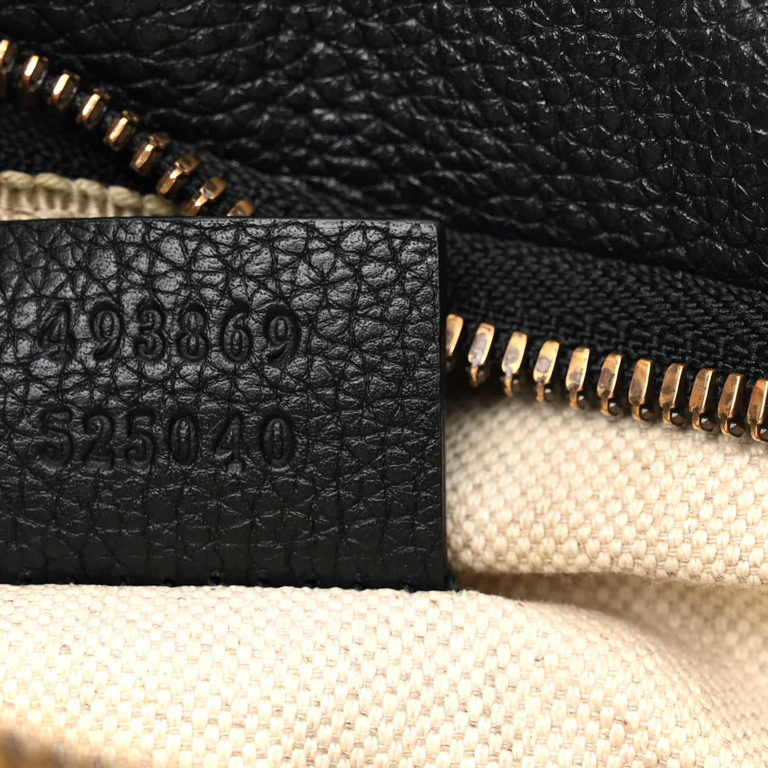 Gucci Grained Calfskin Logo Belt Bag Black 7 of 11