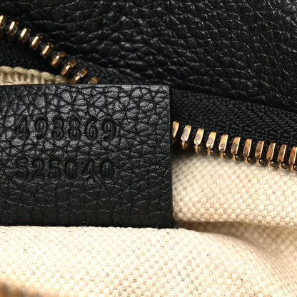 Gucci Grained Calfskin Logo Belt Bag Black 7 of 11