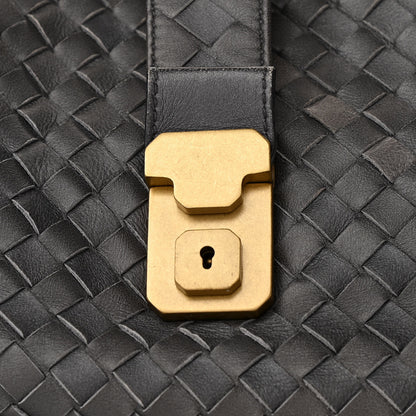 Bottega Veneta Nappa Intrecciato Medium Roma Tote Ferro Gray 7 of 9