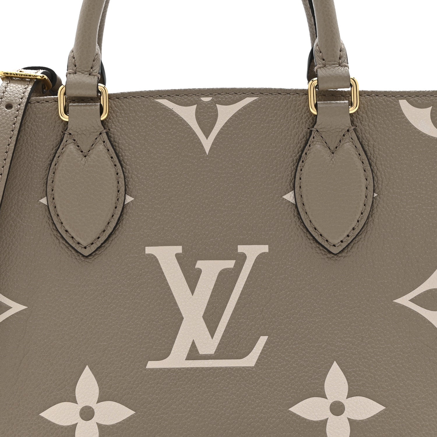 Louis Vuitton Empreinte Monogram Giant Onthego PM Tourterelle Creme 7 of 9