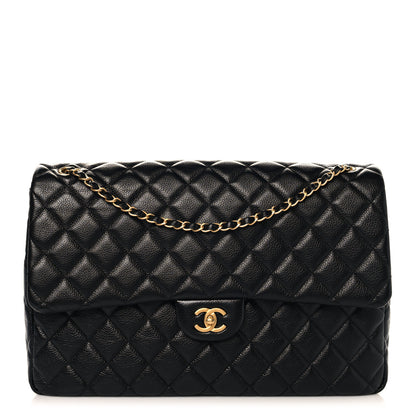 Chanel Caviar Quilted XXL Travel Flap Bag Black 1 of 11