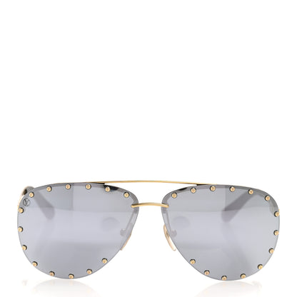 Louis Vuitton The Party Aviator Sunglasses Z0911U Blue 2 of 10