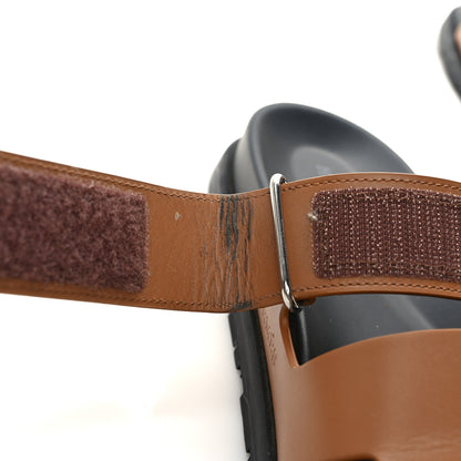 Hermes Calfskin Womens Chypre Sandals 40.5 Naturel 10 of 11