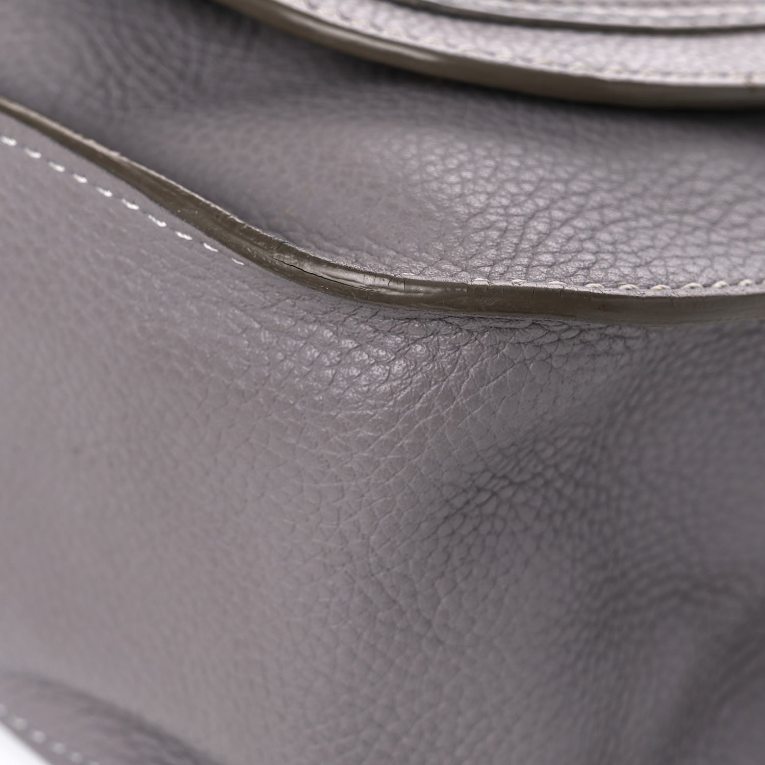 Chloe Calfskin Medium Marcie Top Handle Bag Cashmere Grey 8 of 18