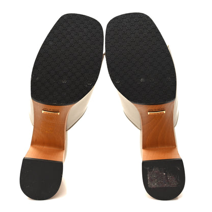 Gucci Granada Kid Houdan Platform Slide Sandals 36.5 Mystic White 5 of 8