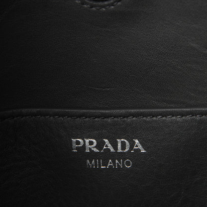 Prada Vitello Corsica Pocket Hobo Bag Mercurio 7 of 8