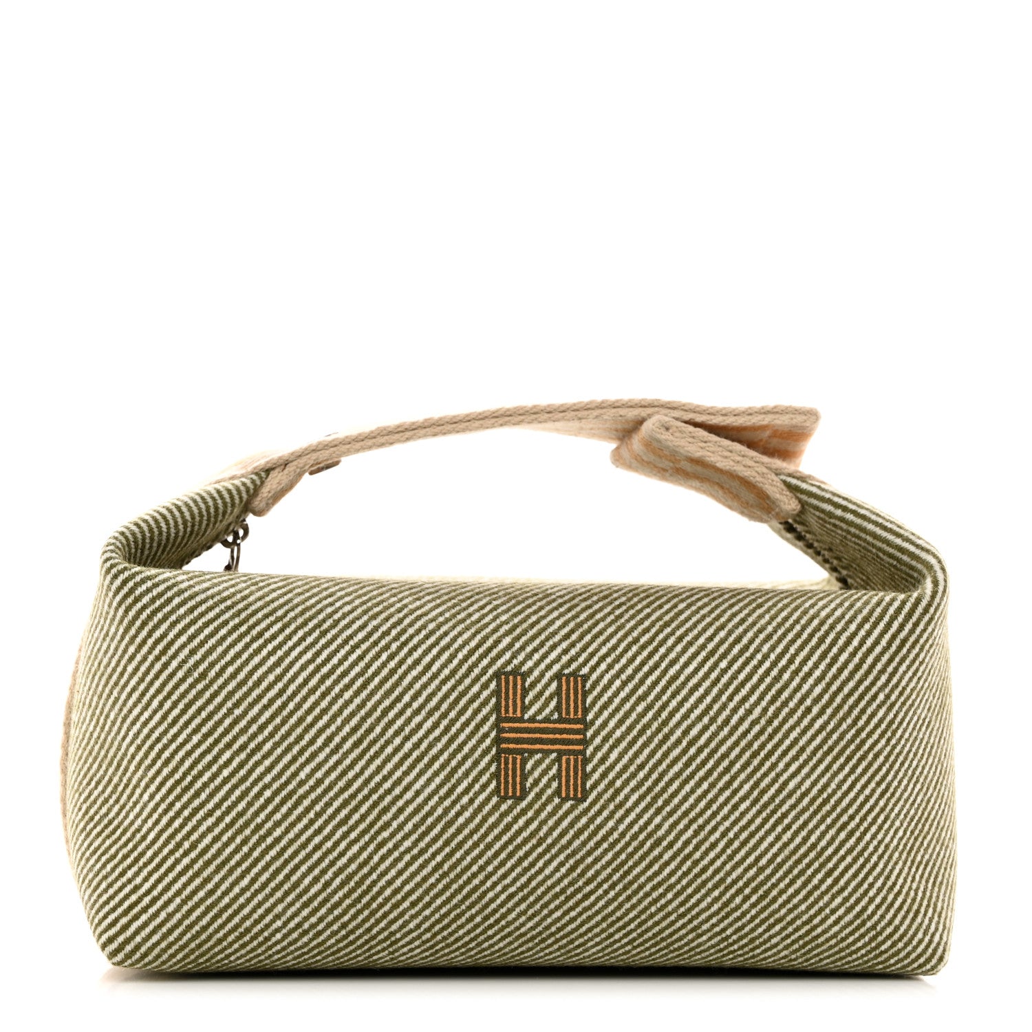 Hermes Wool Small Bride-A-Brac H Natte Pouch Vert Foret 1 of 8