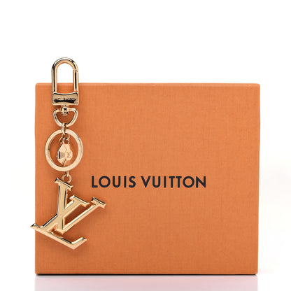 Louis Vuitton LV Facettes Bag Charm Key Holder Gold 5 of 5